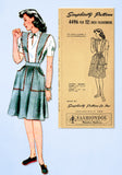1940s Simplicity Sewing Pattern 4496 FF 12.5in Latexture Fashiondol Doll Clothes