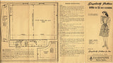 1940s Simplicity Sewing Pattern 4496 FF 12.5in Latexture Fashiondol Doll Clothes
