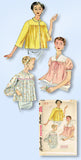 1950s Vintage Simplicity Sewing Pattern 4496 Misses Bedjacket Size 12 30 Bust