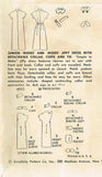 1950s Vintage Simplicity Sewing Pattern 4523 Uncut Misses Day Dress Size 32 Bust