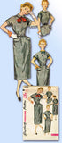 1950s Vintage Simplicity Sewing Pattern 4523 Uncut Misses Day Dress Size 32 Bust