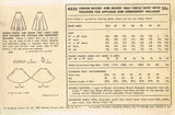 1950s Vintage Simplicity Sewing Pattern 4532 FF Simple Misses Circle Skirt 26W