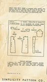 Simplicity 4629: 1940s WWII Toddler Boys or Girls Robe Sz 2 Vintage Sewing Pattern