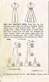 1950s Vintage Simplicity Sewing Pattern 4630 Uncut Misses Empire Dress Sz 14 32B
