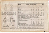 Simplicity 4635: 1950s Stunning Uncut Misses Dress 32 B  Vintage Sewing Pattern