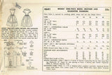 1950s Misses Simplicity Sewing Pattern 4641 FF Misses Mother Dress Size 12 30B
