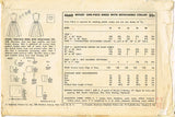 1950s Vintage Simplicity Sewing Pattern 4660 Uncut Misses Tucked Dress Sz 32 B