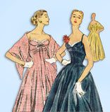 1950s Vintage Simplicity Sewing Pattern 4663 Misses Princess Dress or Gown 38 B
