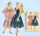 1950s Vintage Simplicity Sewing Pattern 4663 Misses Princess Dress or Gown 38 B