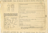 1940s Vintage Simplicity Sewing Pattern 4673 Uncut Plus Size Dinner Dress 40 B