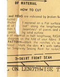 1940s Simplicity Sewing Pattern 4710 FF 12.5in Latexture Fashiondol Doll Clothes