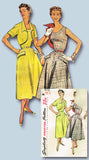 1950s Vintage Simplicity Sewing Pattern 4710 Uncut Misses Dress & Bole ...