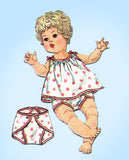 1960s Vintage Simplicity Sewing Pattern 4727 20" Betsy Wetsy Baby Doll Clothes -Vintage4me2