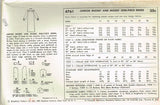 1950s Misses Simplicity Sewing Pattern 4761 Uncut Misses House Dress Size 16 34B