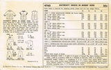 1950s Vintage Simplicity Sewing Pattern 4763 Misses Maternity Blouse Size 12 30B