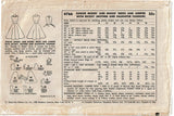 Simplicity 4766: 1950s Easy Misses Dress or Jumper Sz 32B Vintage Sewing Pattern