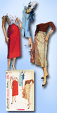 1950s Vintage Simplicity Sewing Pattern 4769 Uncut Misses Easy Day Skirt Sz 25 W