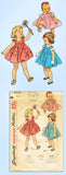 1950s Vintage Simplicity Sewing Pattern 4778 Baby Girls Dress or Jumper Size 1
