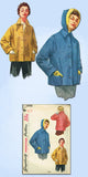 1950s Vintage Simplicity Sewing Pattern 4788 Uncut Misses Hooded Jacket Size 12