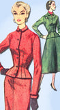 1950s Vintage Simplicity Sewing Pattern 4796 Uncut Misses Tailored Suit Size 31B