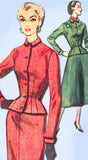 1950s Vintage Simplicity Sewing Pattern 4796 Uncut Misses Tailored Suit Size 31B