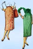 1950s Vintage Simplicity Sewing Pattern 4817 Uncut Misses Slender Skirt Sz 26 W