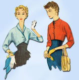 1950s Vintage Simplicity Sewing Pattern 4818 Uncut Misses Jacket Set Size 12 30B