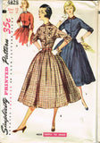 1950s Vintage Simplicity Sewing Pattern 4828 Uncut Misses Shirtwaist Dress Sz 30 B -Vintage4me2