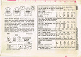 1960s Original Vintage Simplicity Pattern 4830 Toddler Girls Dress & Purse Sz 6x