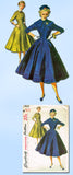 1950s Vintage Simplicity Sewing Pattern 4831 Uncut Misses Princess Dress Size 14