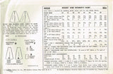 1950s Vintage Simplicity Sewing Pattern 4850 Uncut Easy Misses Skirt Size 26 W