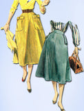 1950s Vintage Simplicity Sewing Pattern 4850 Uncut Easy Misses Skirt Size 26 W