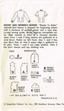 1950s Vintage Simplicity Sewing Pattern 4853 Uncut Misses Blouse Size 14 32B