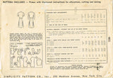 Simplicity 4855: 1940s Misses WWII Street Dress Size 30 B Vintage Sewing Pattern
