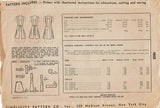 1940s Vintage Simplicity Sewing Pattern 4868 WWII Misses Farm Kitchen Apron SM