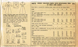 1950s Misses Simplicity Sewing Pattern 4872 Uncut Misses Street Dress Sz 14 32B