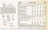 1950s Misses Simplicity Sewing Pattern 4882 Uncut Misses Fitted Blouse Sz 12 30B