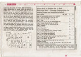 1960s Vintage Simplicity Sewing Pattern 4883 Cute 11inch Tammy Doll Clothes Set
