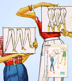 1950s Vintage Simplicity Sewing Pattern 4886 Misses Pants and Shorts Set Sz 28 Waist - Vintage4me2