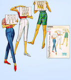1950s Vintage Simplicity Sewing Pattern 4886 Misses Pants and Shorts Set Sz 28 Waist - Vintage4me2