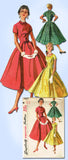 1950s Misses Simplicity Sewing Pattern 4887 Uncut Misses Rockabilly Dress Sz 12