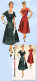 1950s Vintage Simplicity Sewing Pattern 4922 Uncut Misses Cocktail Dress Size 14