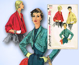 1950s Vintage Simplicity Sewing Pattern 4944 Uncut Misses Jacket Set Size 18 36 B