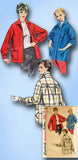 1950s Vintage Simplicity Sewing Pattern 4945 Uncut Misses Shirt Jacket Size 30 B