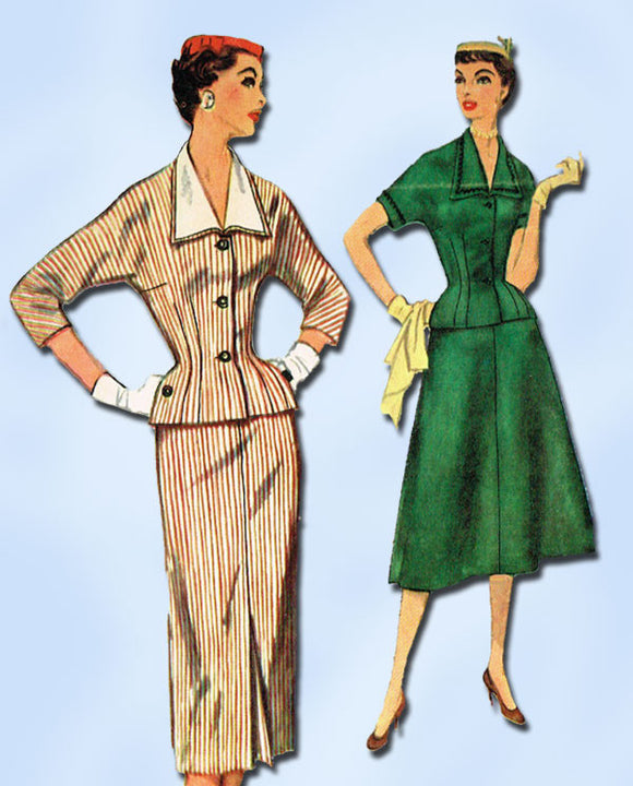 1950s Vintage Simplicity Sewing Pattern 4963 Uncut Misses Midcentury S ...