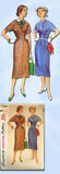 1950s Vintage Simplicity Sewing Pattern 4964 Uncut Misses Slender Dress Size 12 -Vintage4me2