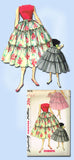 1950s Vintage Simplicity Sewing Pattern 4976 Uncut Misses Tiered Skirt Size 24 W