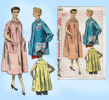 1950s Vintage Simplicity Sewing Pattern 4979 Uncut Misses Duster Robe Sz 32 Bust