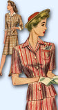 1940s Vintage Simplicity Sewing Pattern 4983 Misses WWII Tailored Suit Size 12 -Vintage4me2