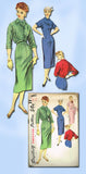 1950s Vintage Simplicity Sewing Pattern 4994 Uncut Misses Dress & Jacket Size 12